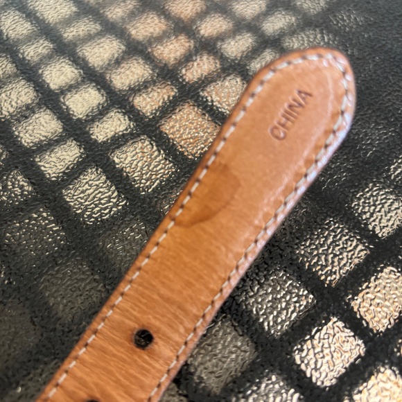 1996 Brighton Braided Leather Belt w/ Silver-Tone Stations #91807 Size L - Picture 5 of 7